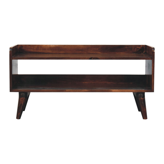 California Walnut Nordic Storage Bench