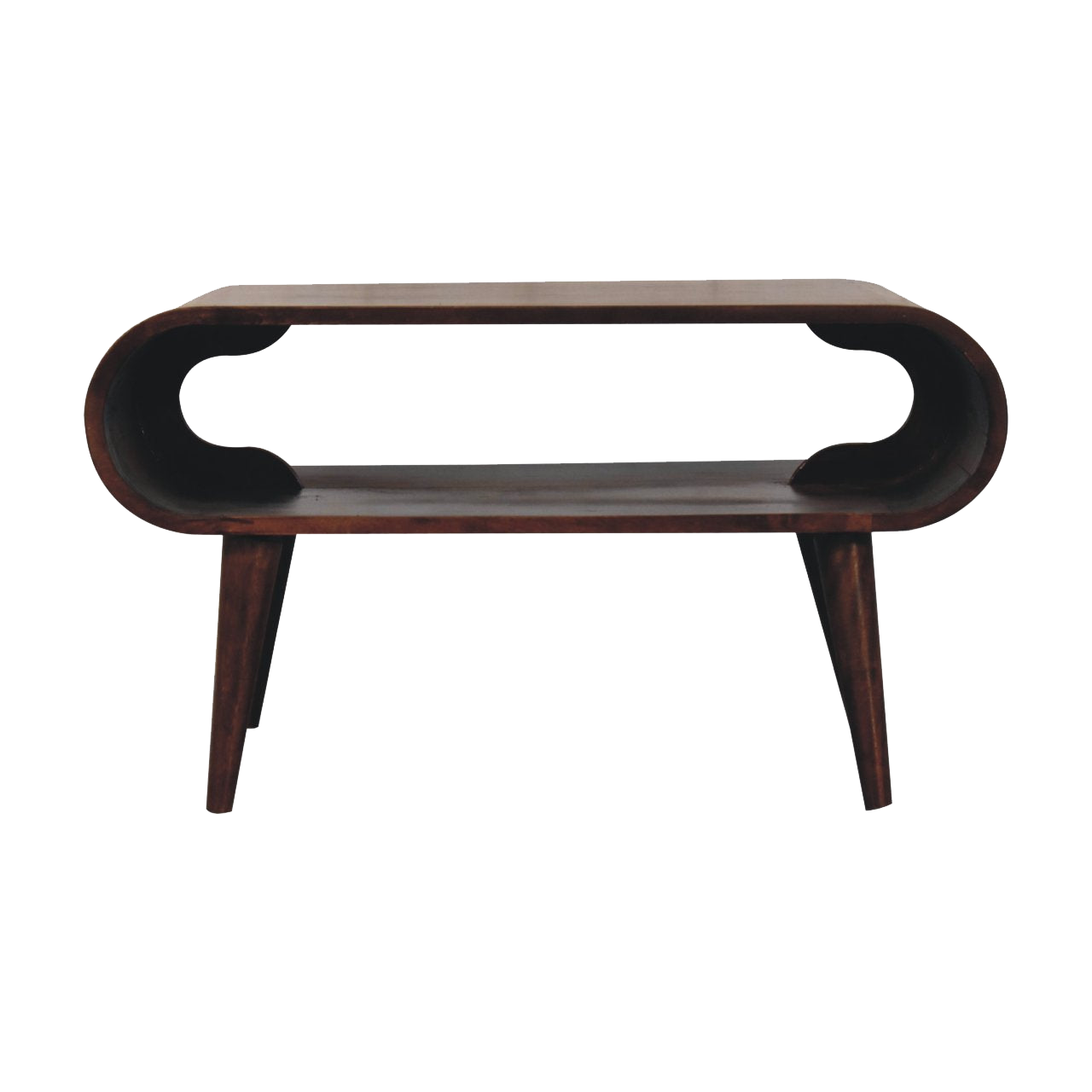 Open California Walnut Coffee Table
