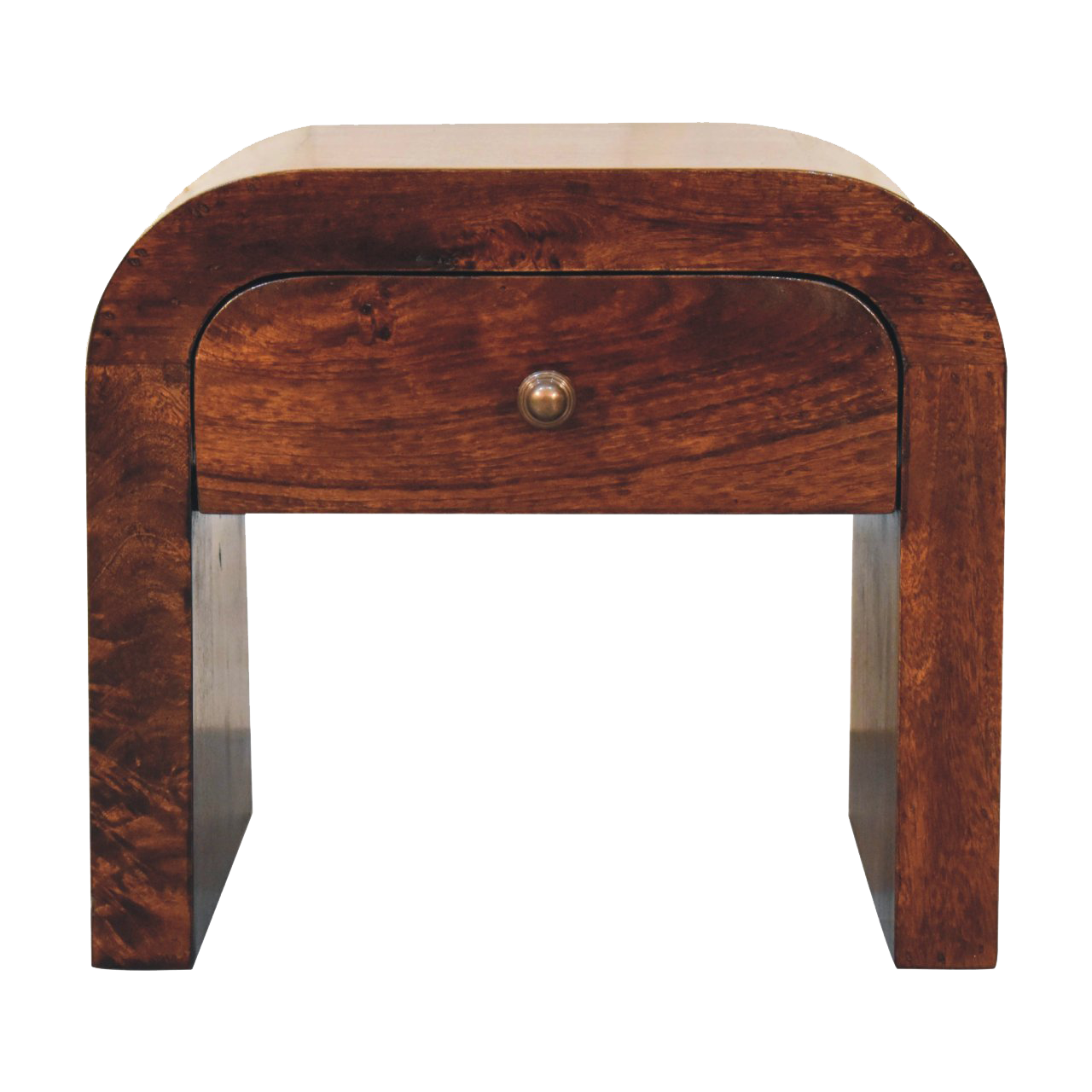 California Walnut Disc Bedside