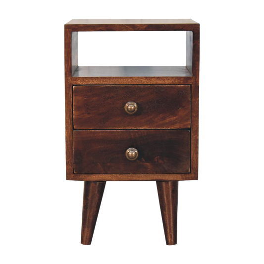 Mini Classic California Walnut Bedside