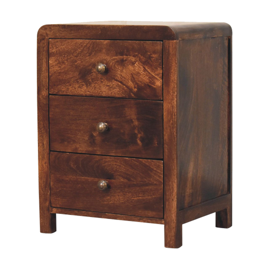 California Walnut Naya Bedside