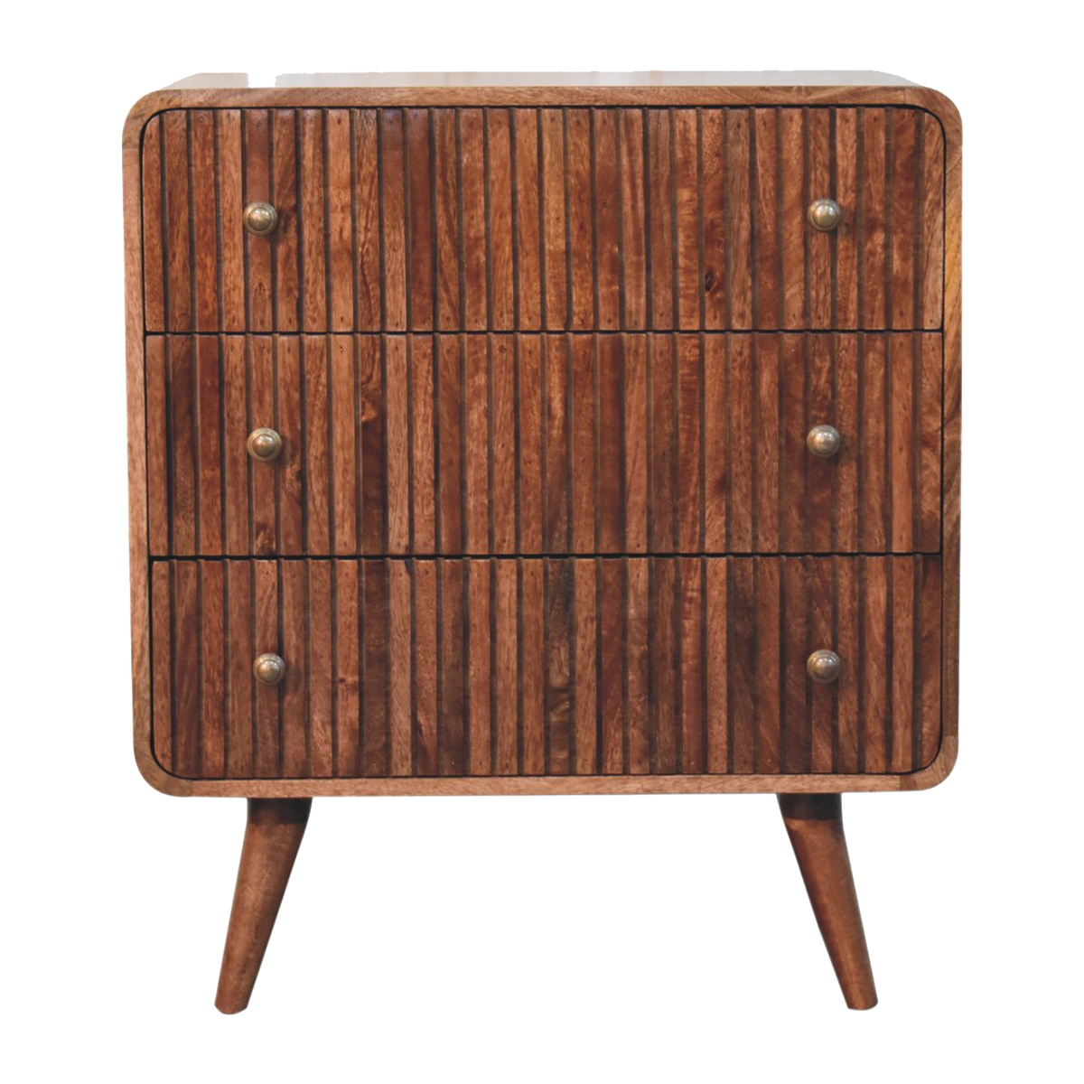 Honey Caramel T-bar Ridged Chest