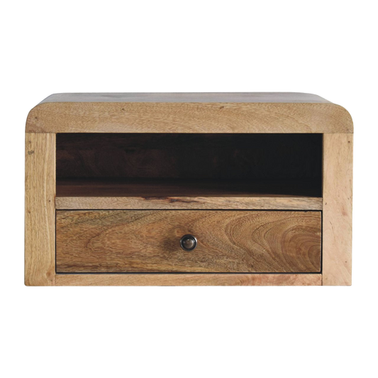 Chunky Oak-ish Floating Bedside