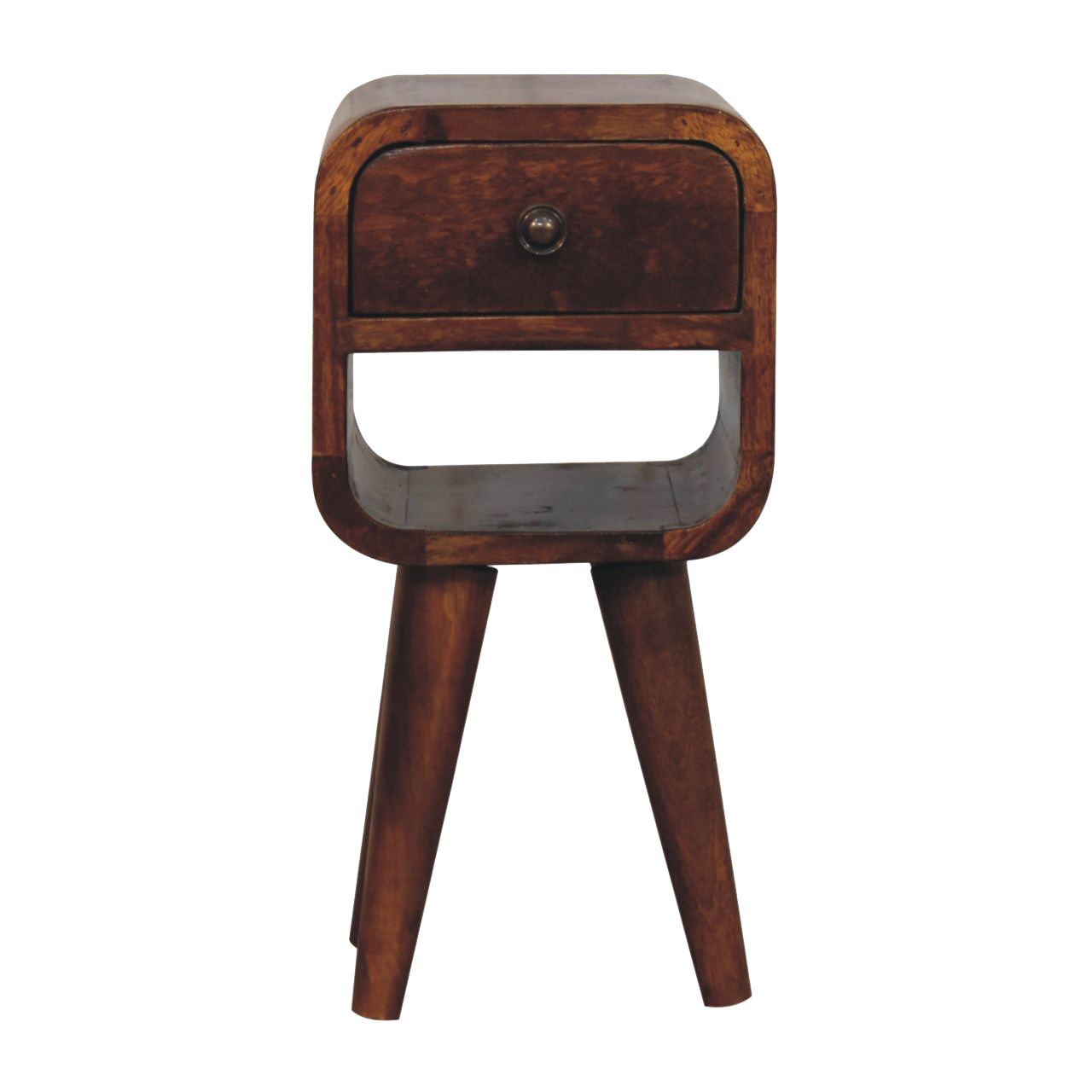 Extra Mini Chestnut Curve Lower Bedside