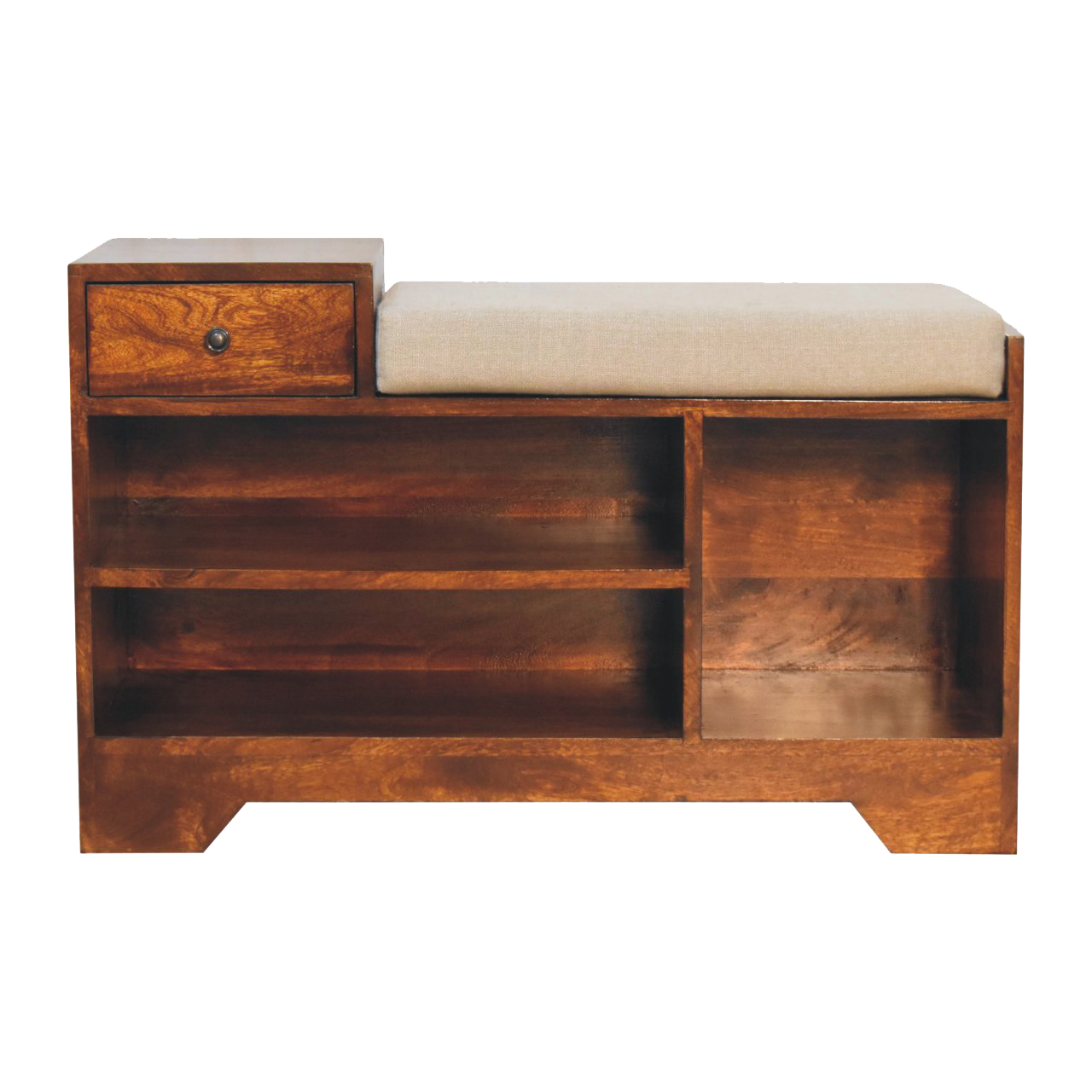 Retreat Chestnut Shoe Bench