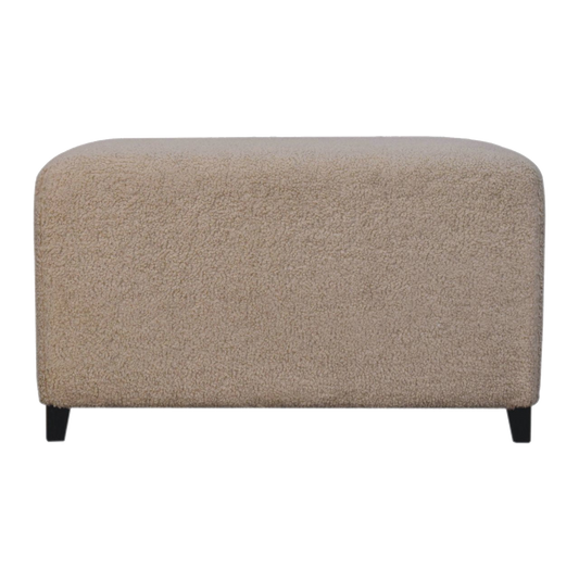 Bliss Cream Bouclé Ottoman