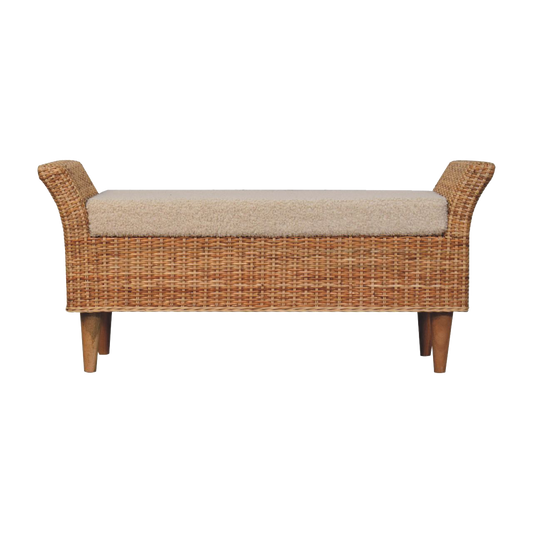 Riviera Woven Bench