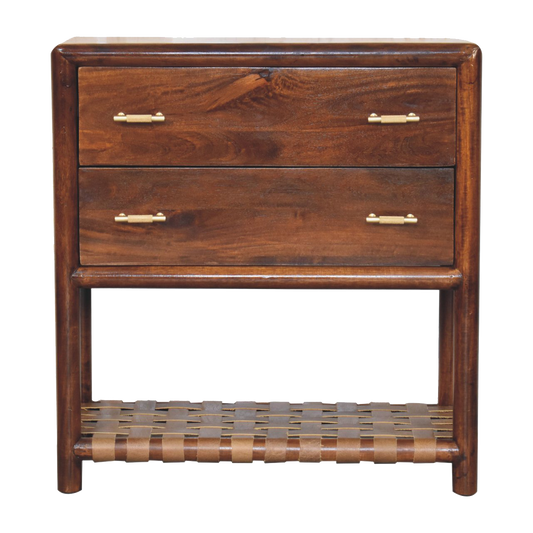 Regency Woven 2-Drawer Nightstand