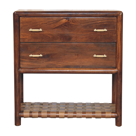 Regency Woven 2-Drawer Nightstand