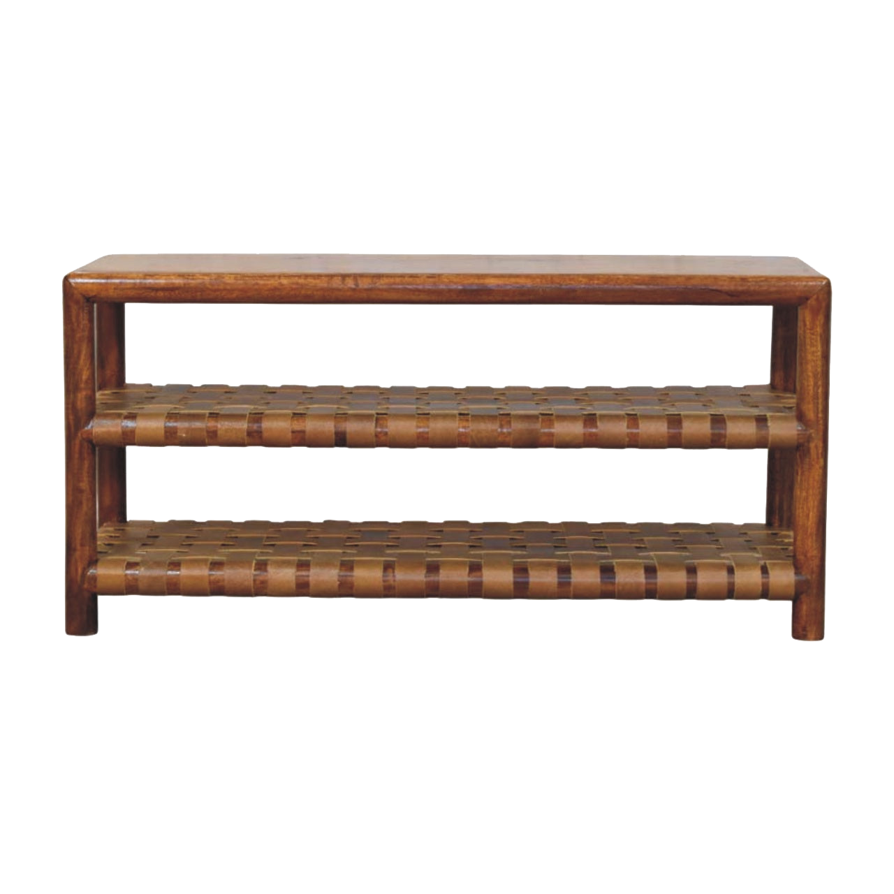 Regency Woven Chestnut 2 slot Shoe Rack