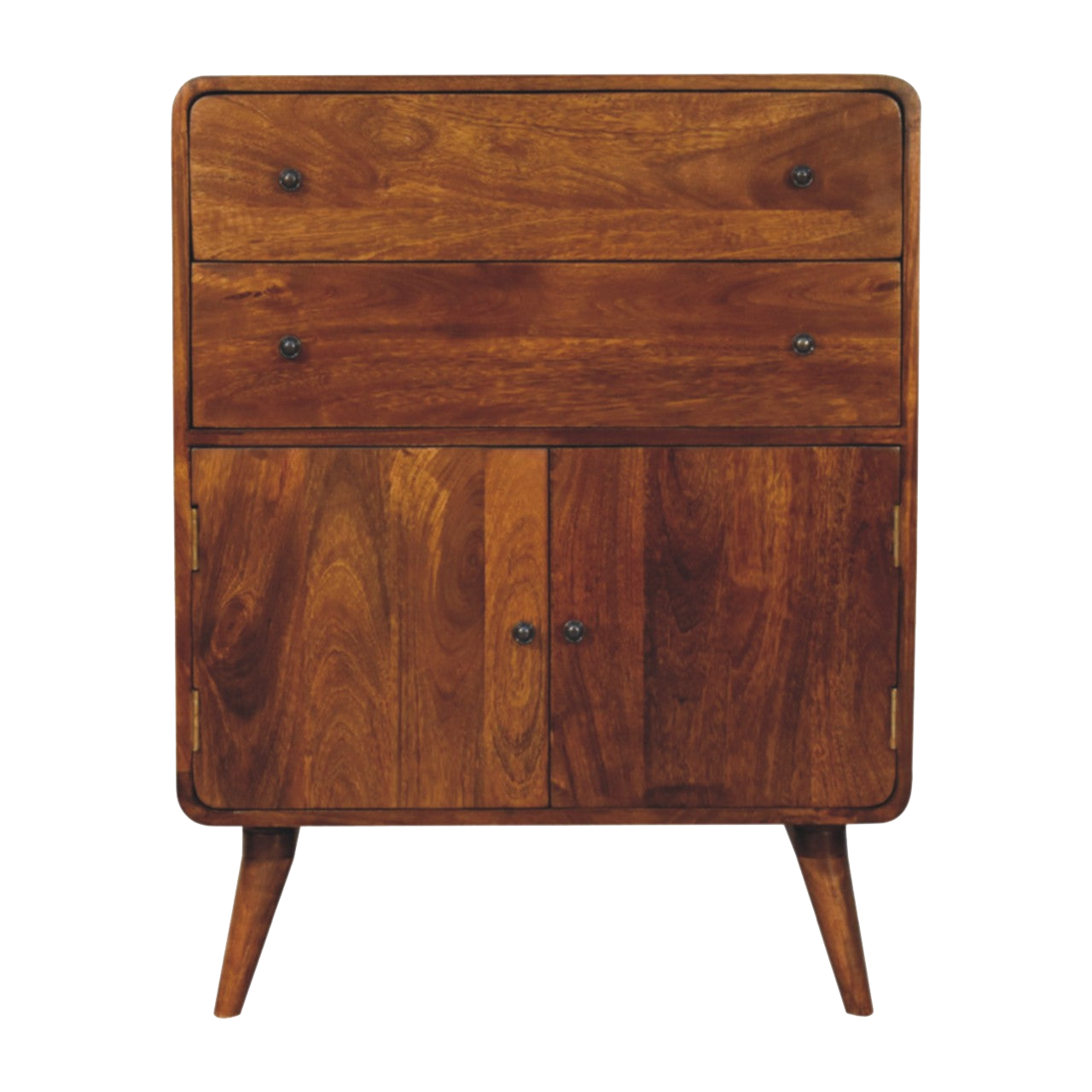 Curved Nordic Charm Cabinet