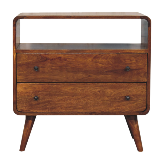 Curved Nordic Charm Console