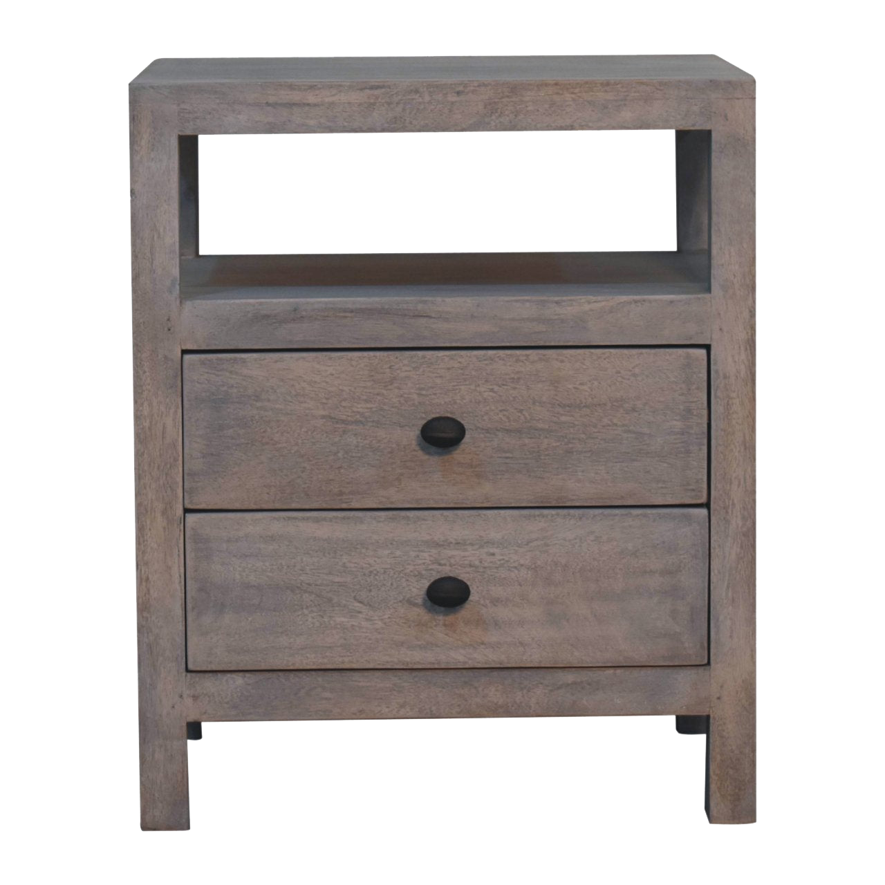 Acid Wash 2 Drawer Open Bedside