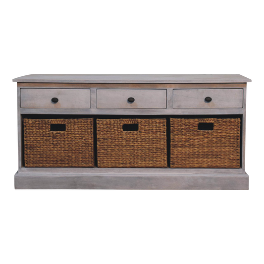 Acid Wash Basket Storage Cabinet