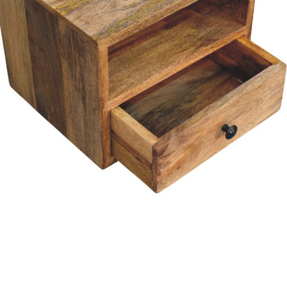 Solis 1-Drawer Oak-ish Wall Mounted Nightstand