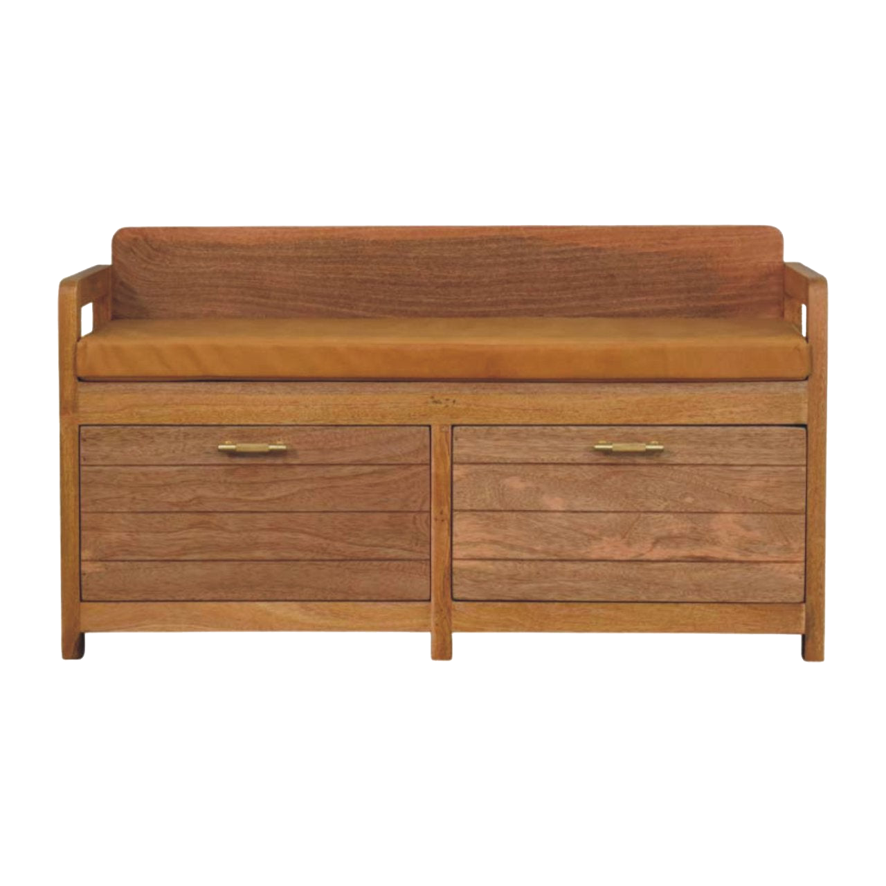 Oxford Oak-ish 2 Drawer Storage Bench