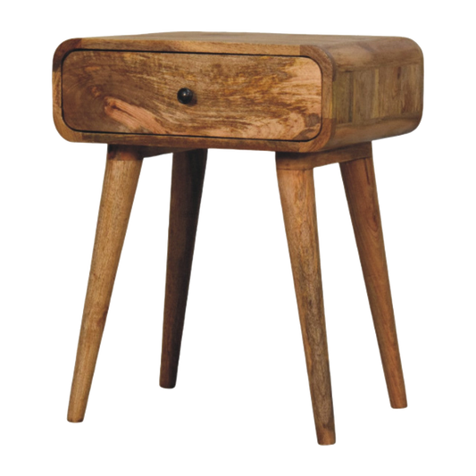 Avora Oak-ish Nightstand with 1 drawer