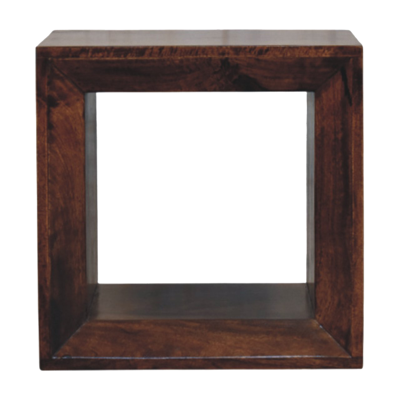 Solis Open California Walnut Side Table