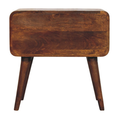 Avora 3-Drawer Chestnut Nightstand