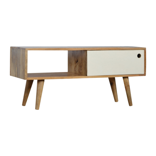 White Sliding Media Unit