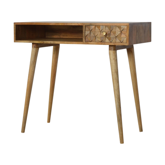 Diamond Carved Writing Desk