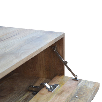 Oak-Style Diamond Bench