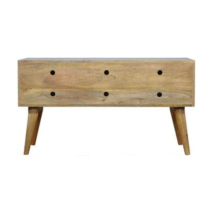 Oak-Style Diamond Bench