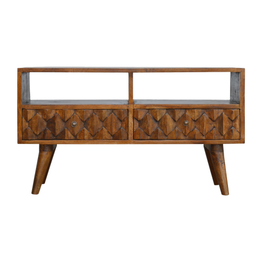 Chestnut Pineapple Carve Media Unit