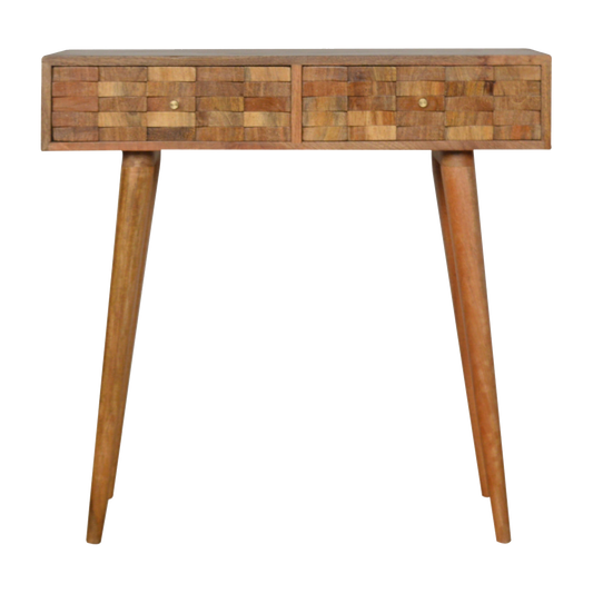Tile Carved Console Table