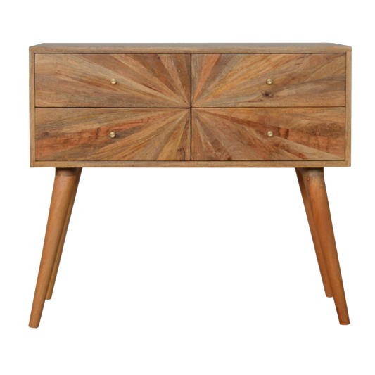 Sunrise Patterned Console Table
