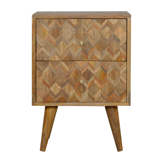 Assorted Oak-ish Bedside