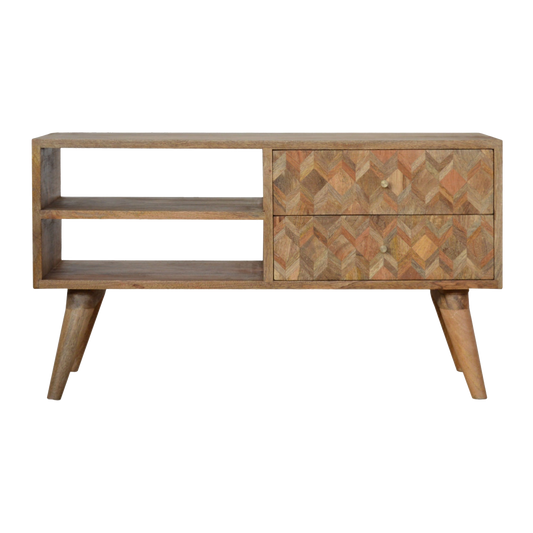 Assorted Oak-ish Media Unit