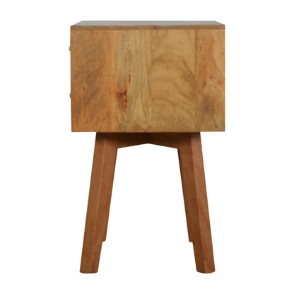 Line Grey Painted Bedside