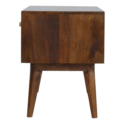 Chestnut Diamond Storage Bench