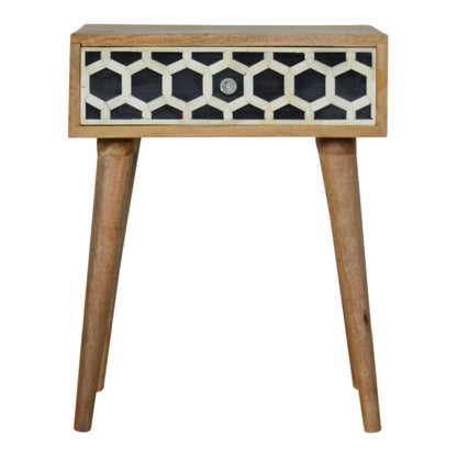 Bone Inlay Bedside
