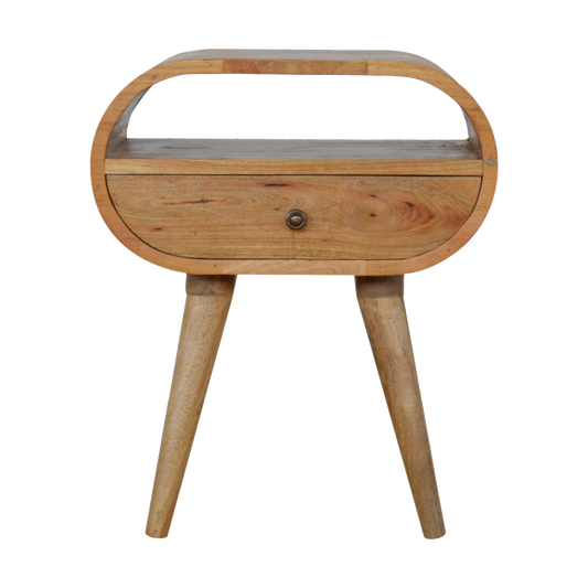 Circular Open Slot Bedside