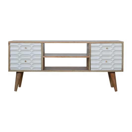 Capsule White Entertainment Unit