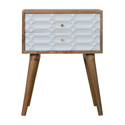 Capsule Carved Bedside