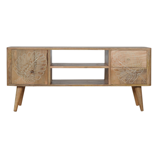 Leaf Resin Entertainment Unit