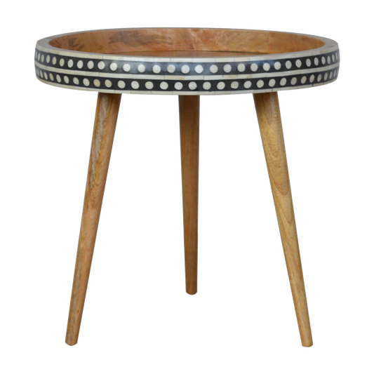 Large Dotted End Table