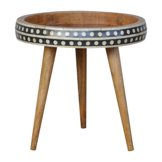 Small Dotted End Table