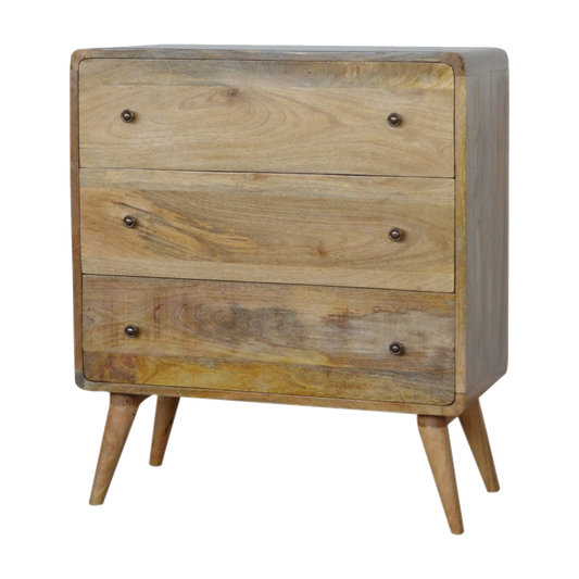 Curved Oak-ish Chest