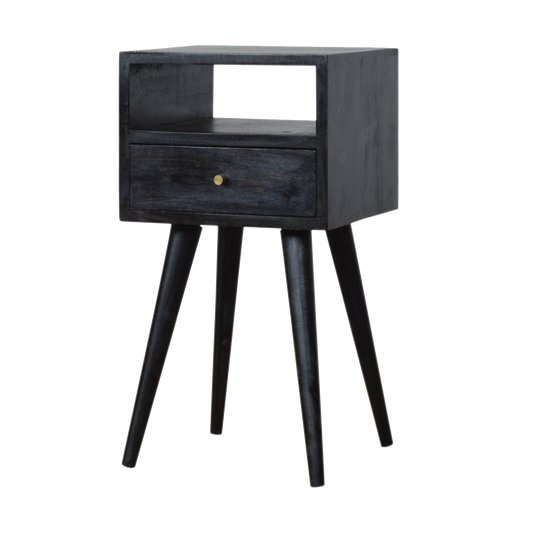 Mini Ash Black Bedside