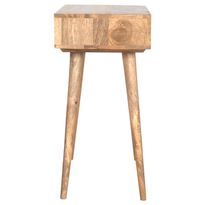 Oak-Style Open Shelf Writing Desk