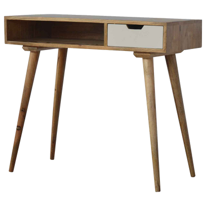 White Drawer Writing Desk