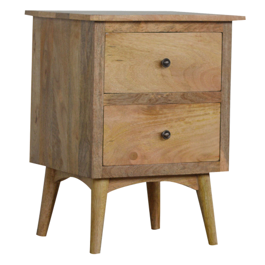 Nordic Style Bedside with 2 Drawers