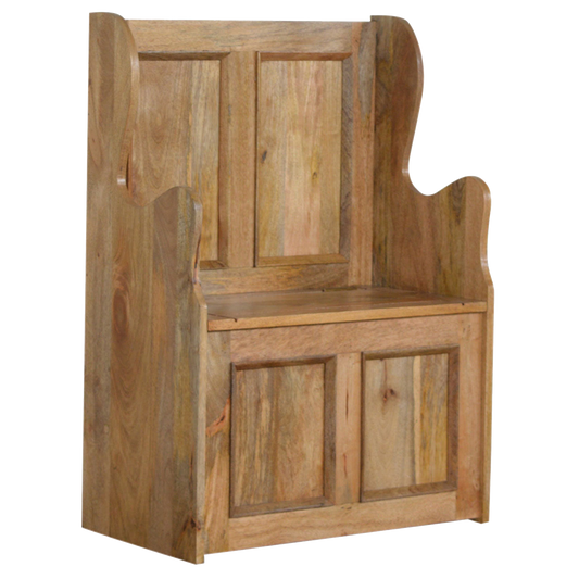 Small Monks Storage Bench