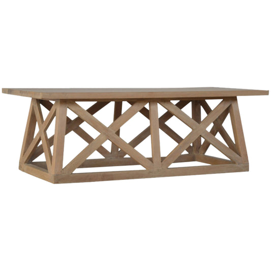 Mango Wood Trestle Coffee Table