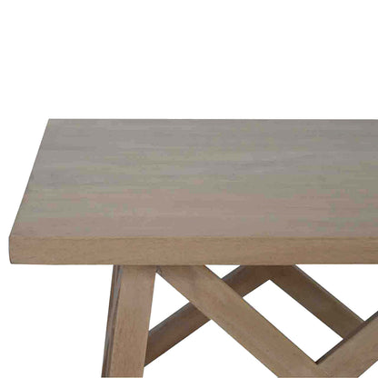 Mango Wood Trestle Coffee Table