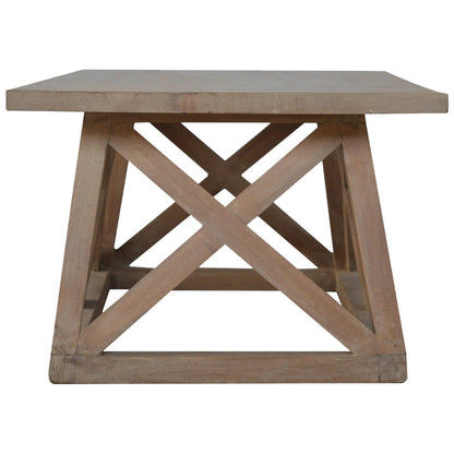 Mango Wood Trestle Coffee Table
